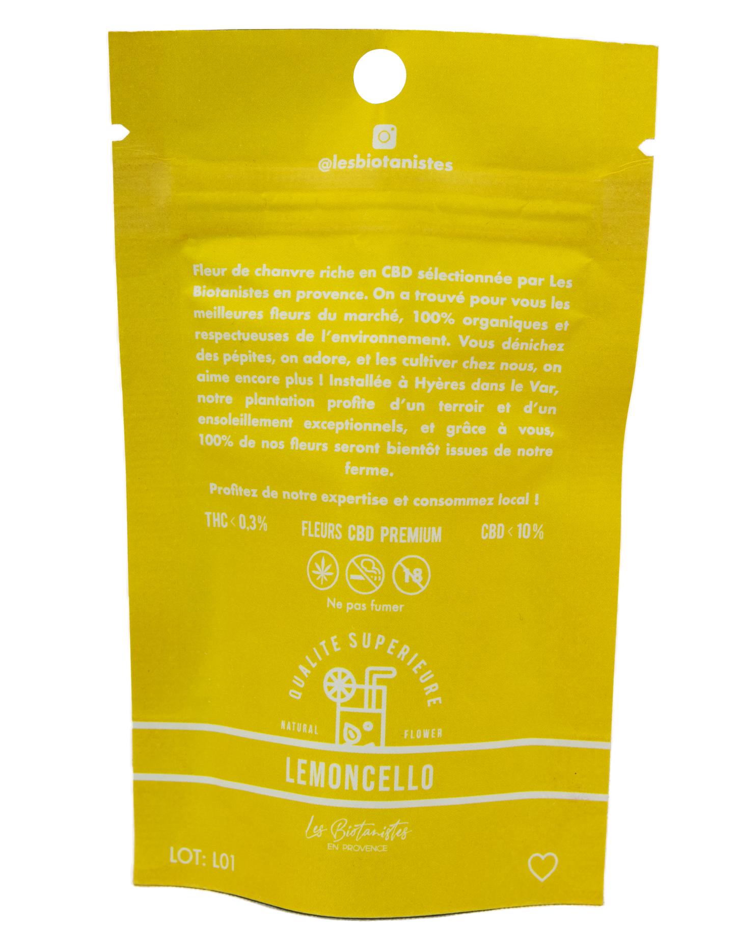 Lemoncello - Fleur de Chanvre Bio